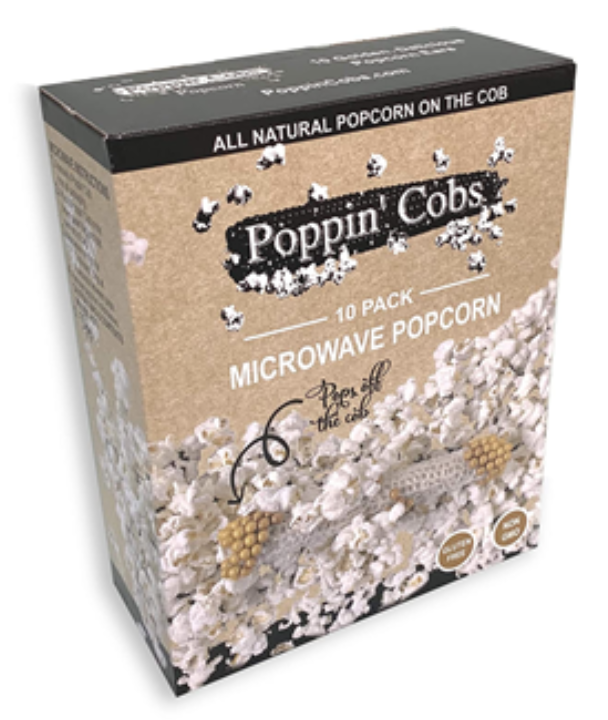Poppin' Cobs 10 Pack Microwave Popcorn